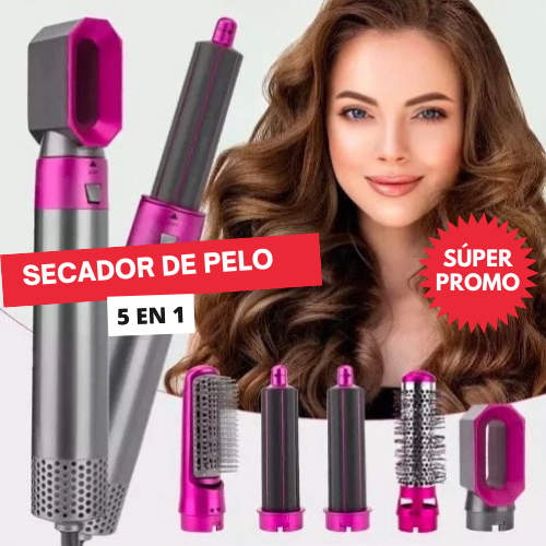 SECADOR DE PELO 5 EN 1: EL SECRETO DE UN LOOK ESPECTACULAR