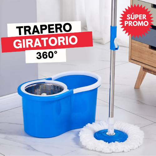 TRAPERO GIRATORIO 360° + BALDE