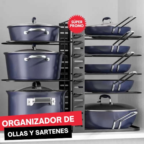 ORGANIZADOR AJUSTABLE DE OLLAS Y SARTENES